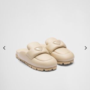 Prada Napa Leather Mules